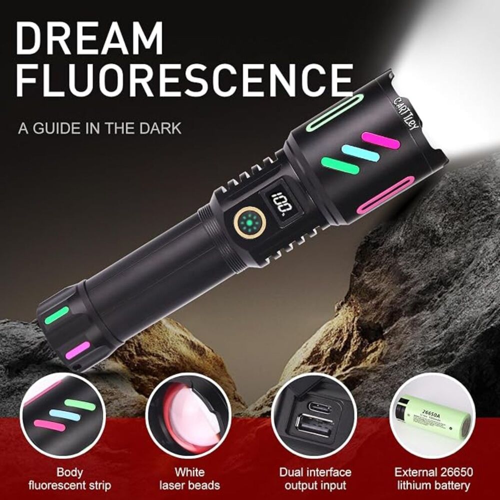 NWT Rechargeable LED Flashlight